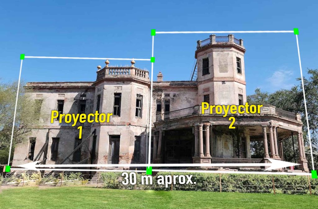 VIDEOMAPPING multiproyector o pirotecnia para fiestas de templo e iglesias