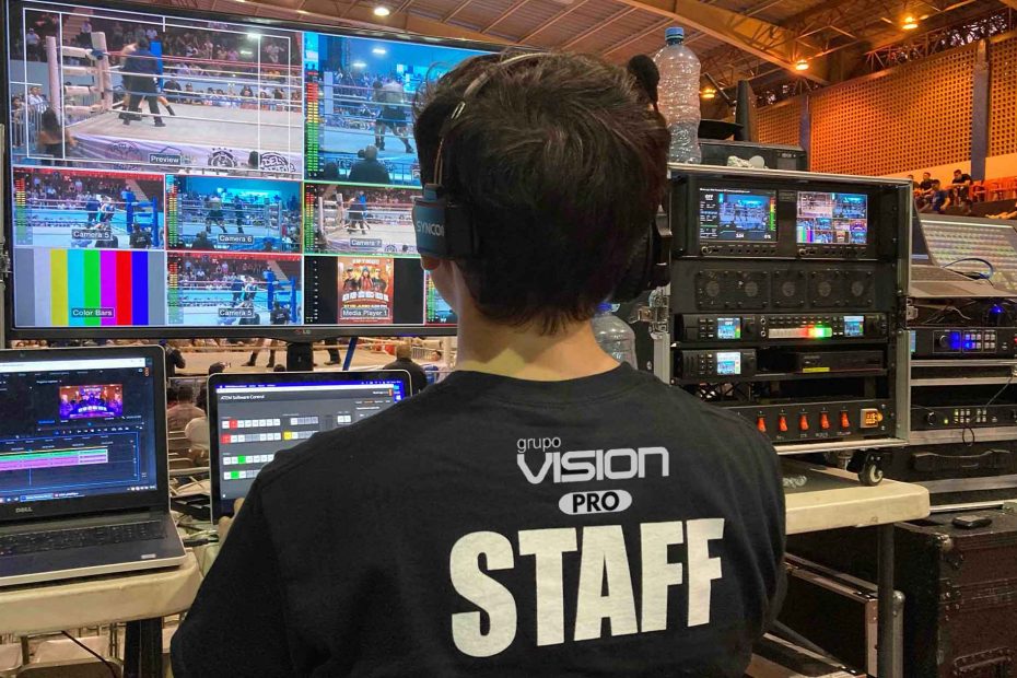 Producción audiovisual para eventos empresariales con cámaras y Streaming profesionales